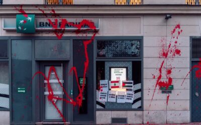 Une série d’actions pour dénoncer l’implication de BNP-Paribas dans le génocide en Palestine