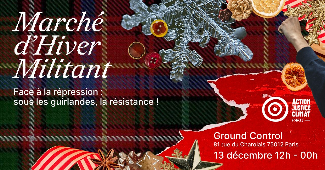13/12 – Marché d’hiver militant au Ground Control