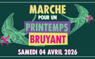 04/04 – Appel marche pour un Printemps Bruyant